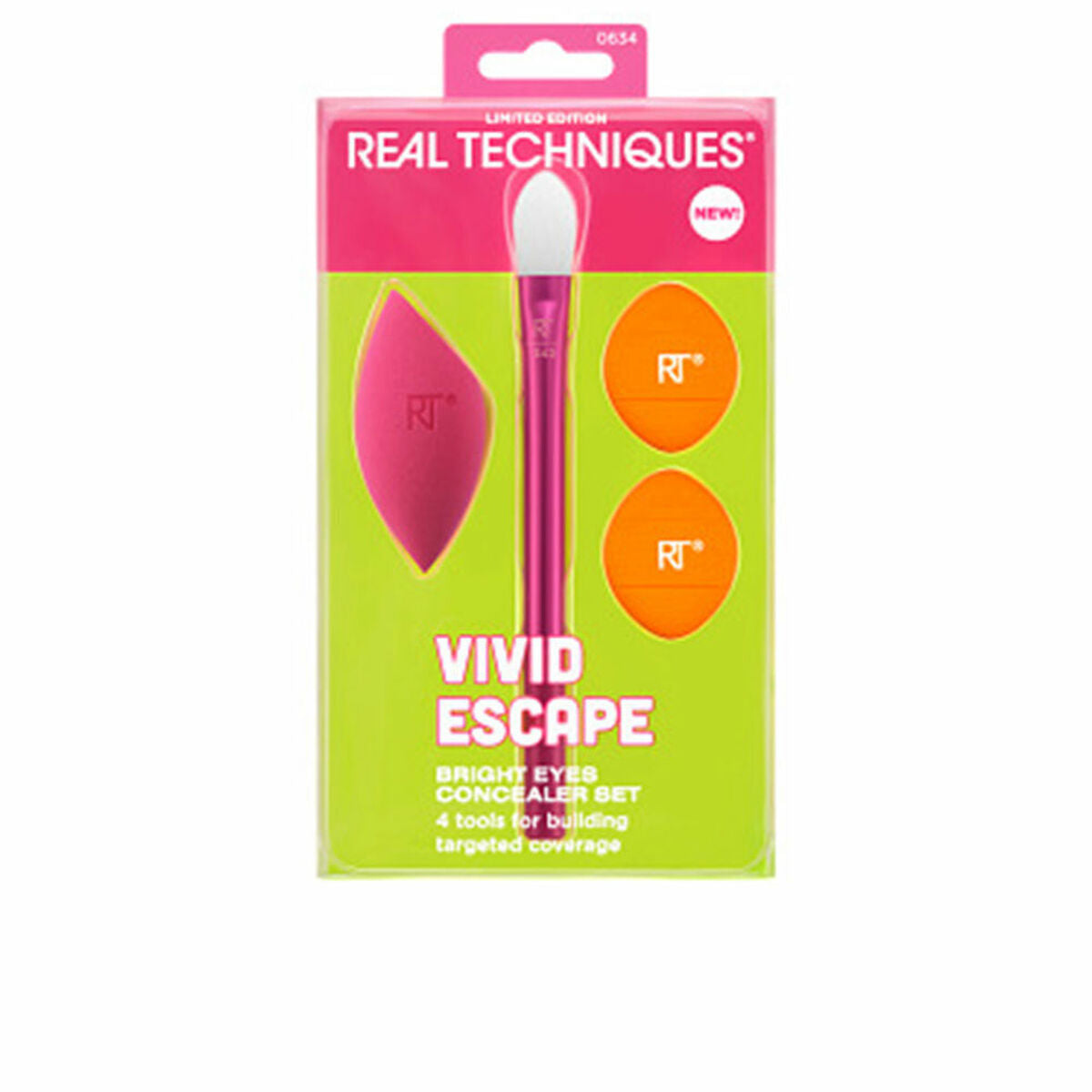 Make-up Brush Real Techniques VIVID ESCAPE 4 Pieces-0