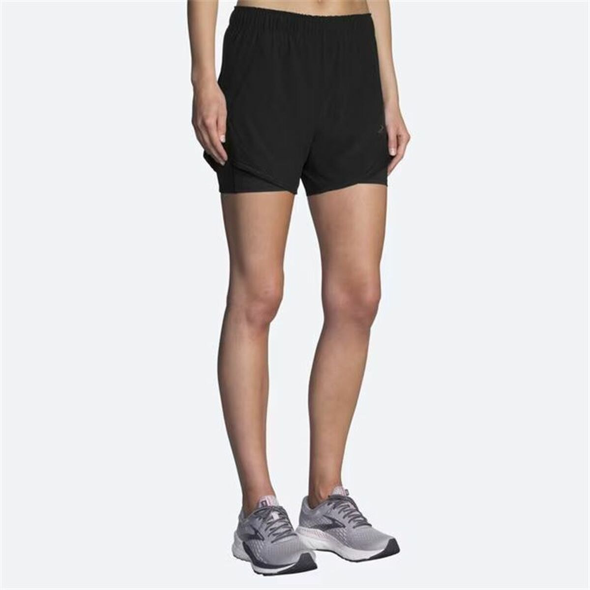 Sports Shorts for Women Brooks Chaser 5" 2-in-1 Black-8