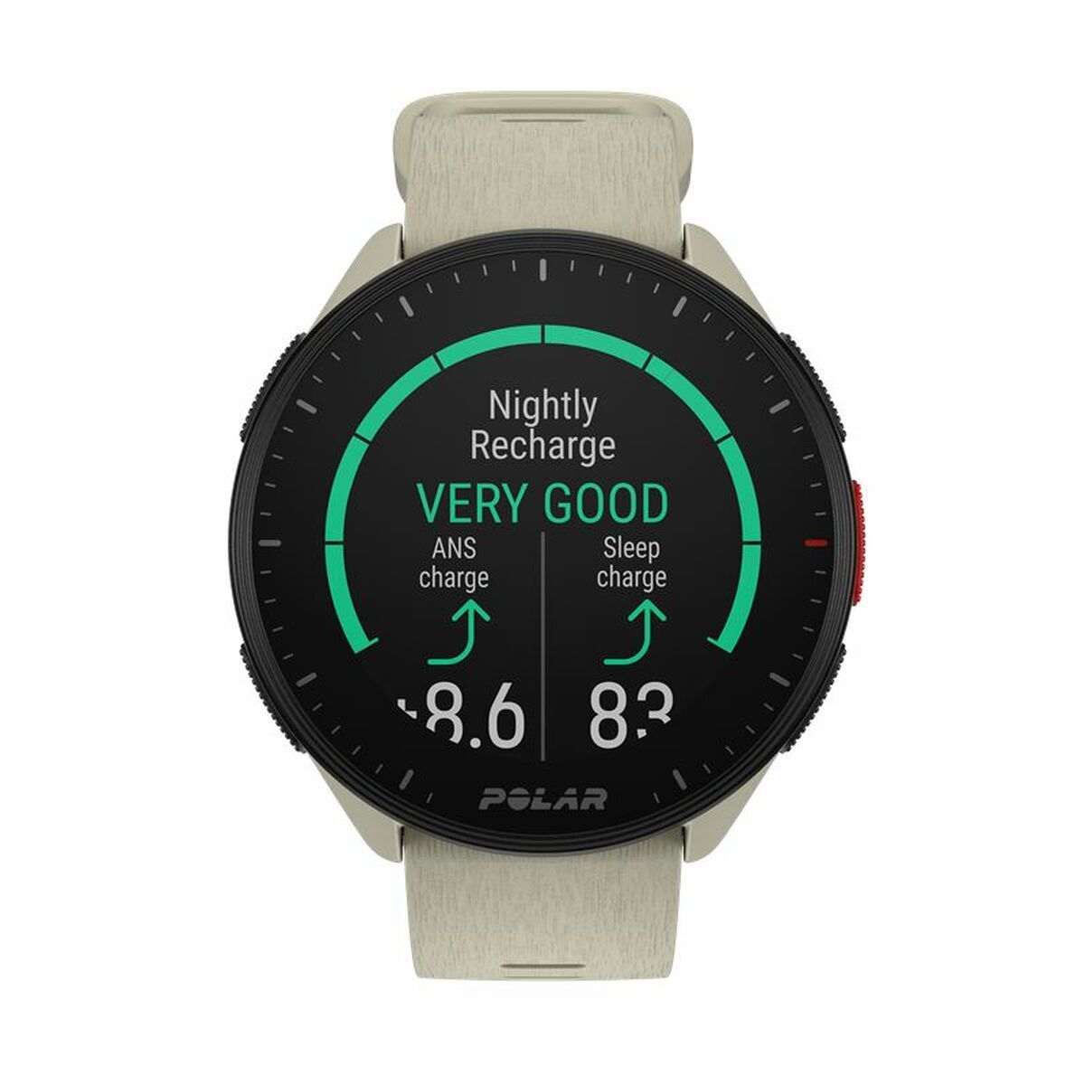 Watch Sporting Polar White 1,2"-4