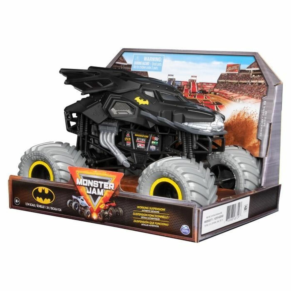 Toy car Spin Master Monster Jam Black 1:24-5