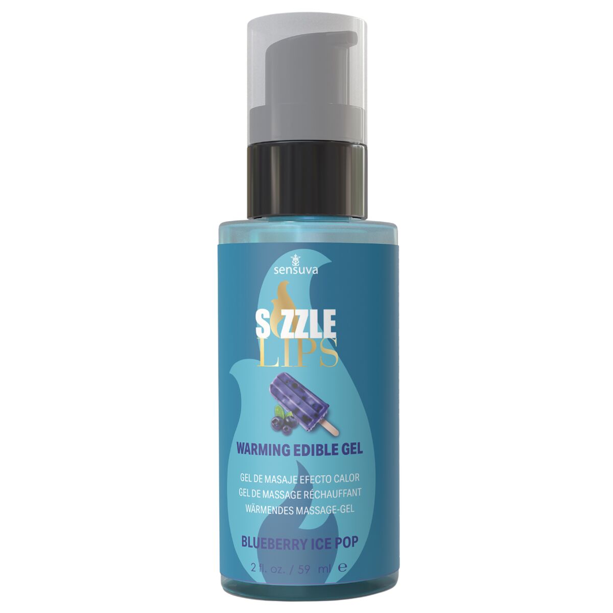 Massage Gel Sensuva Blueberries 59 ml-0
