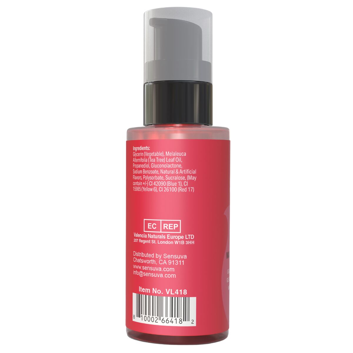 Massage Gel Sensuva Strawberry 59 ml-1