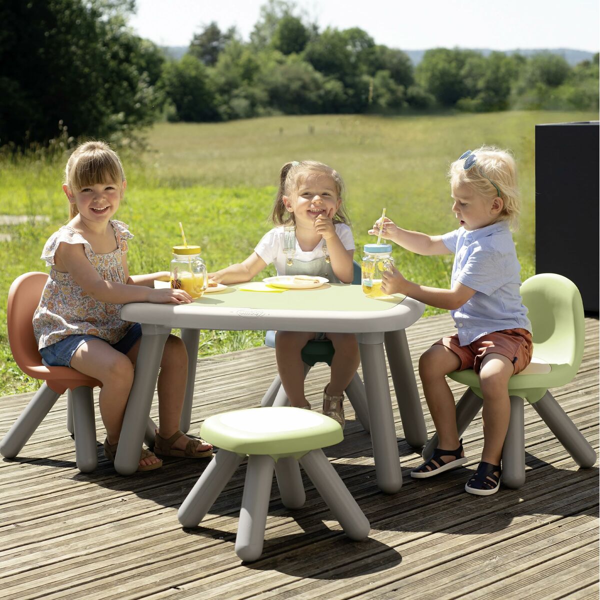 Chair Smoby Life Kid Blue Plastic-2