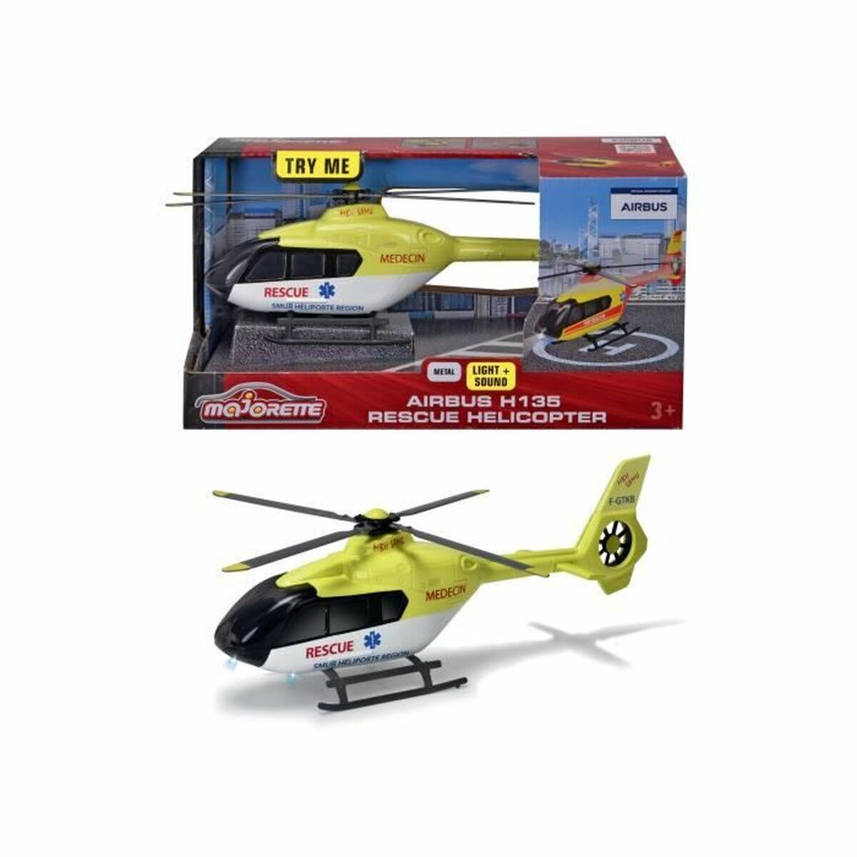 Helicopter Majorette Airbus H135 Rescue Helicopter-0