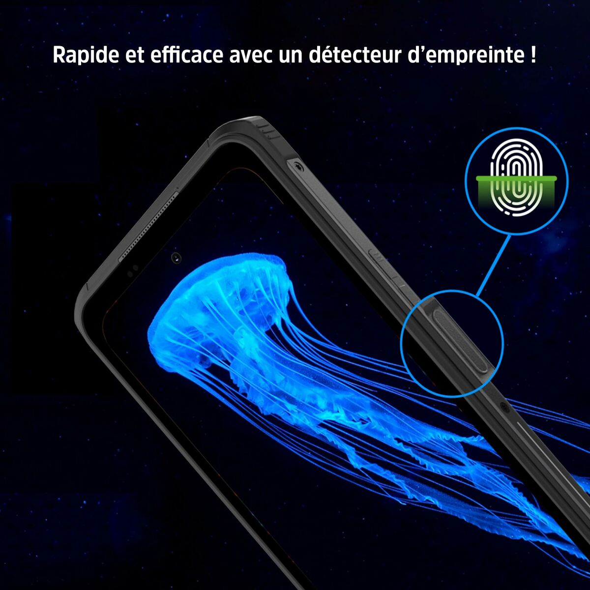 Mobile telephone for older adults Energizer H67GEU Octa Core 4 GB RAM 128 GB Black 6,78"-3