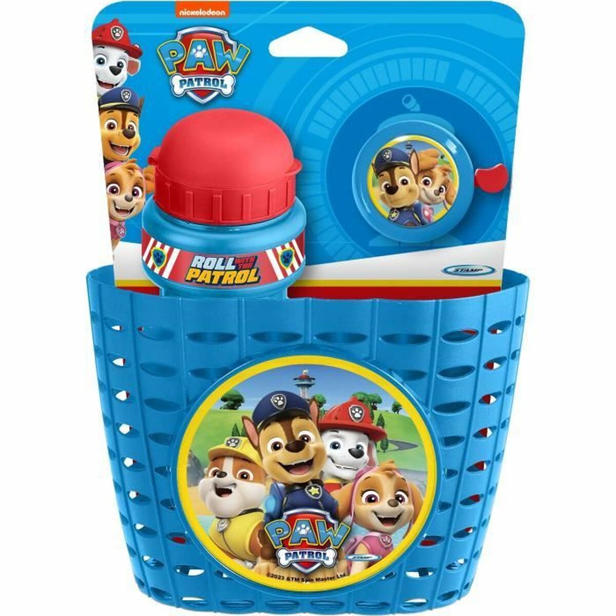 Accessories set The Paw Patrol Children's Bike Blue Red 3 Pieces-1