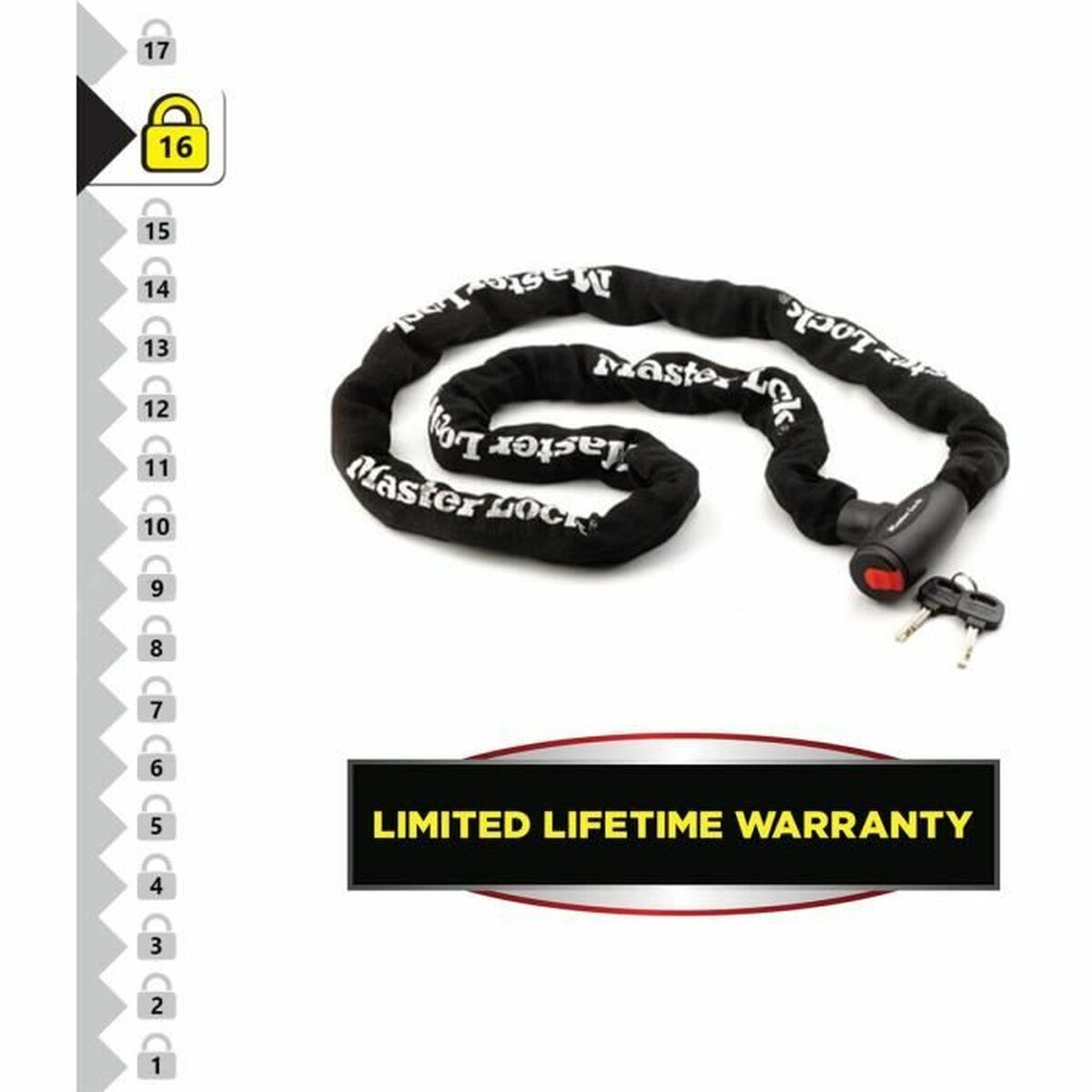 Chain with Padlock Master Lock-2