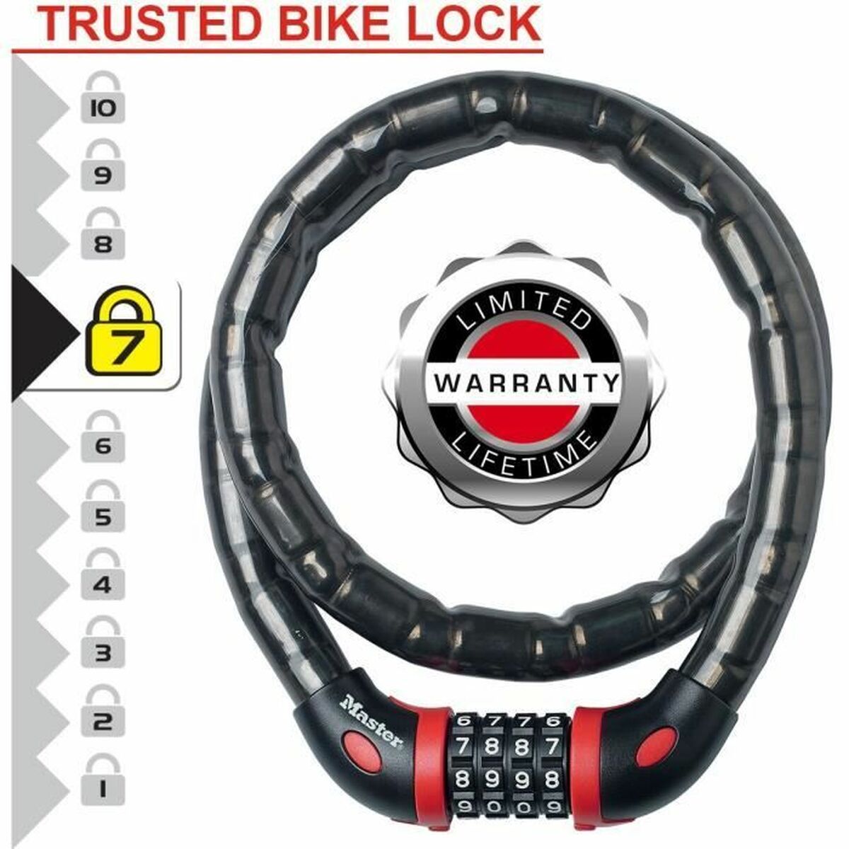 Chain with Padlock Master Lock-3