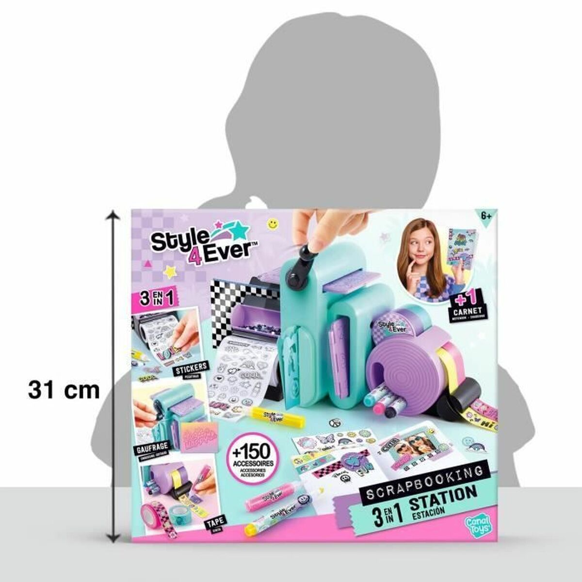 Craft Game Canal Toys Scrapbooking Plastic-4