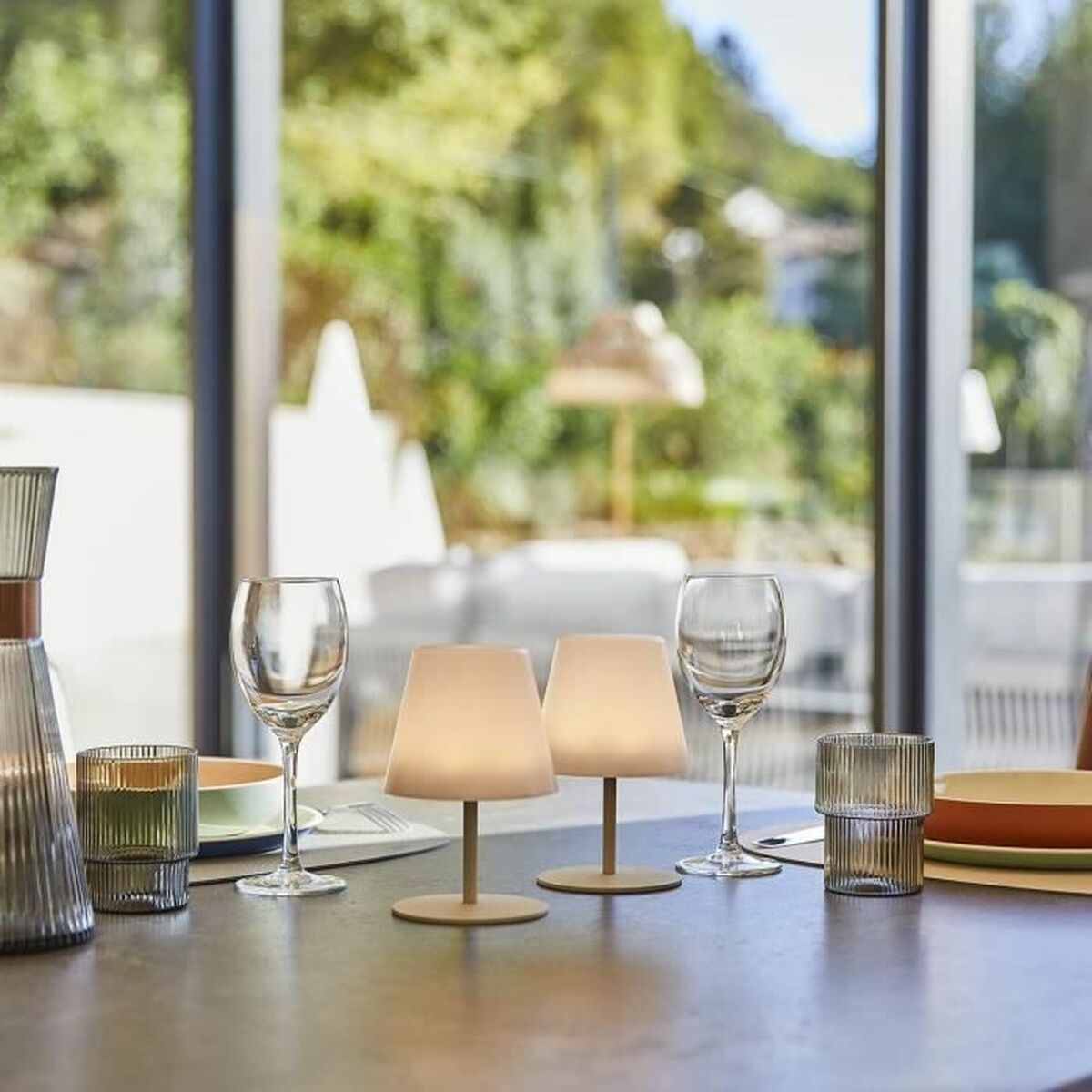 Desk lamp Lumisky E27 Light brown-3