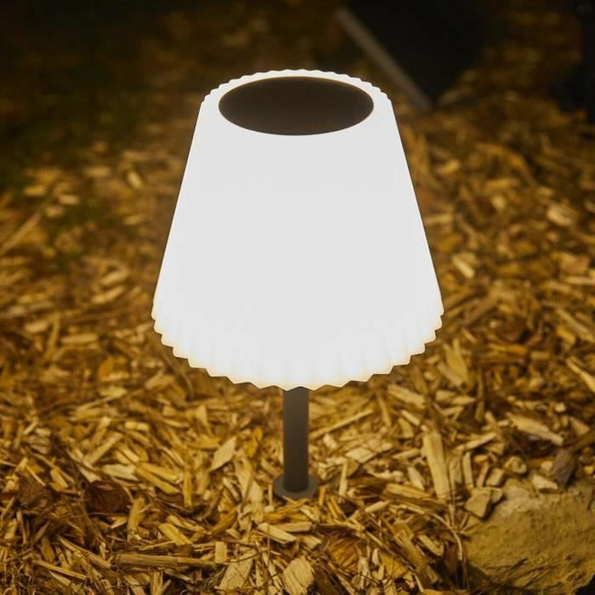Desk lamp Lumisky Lady Spike Bouffant White Metal-4