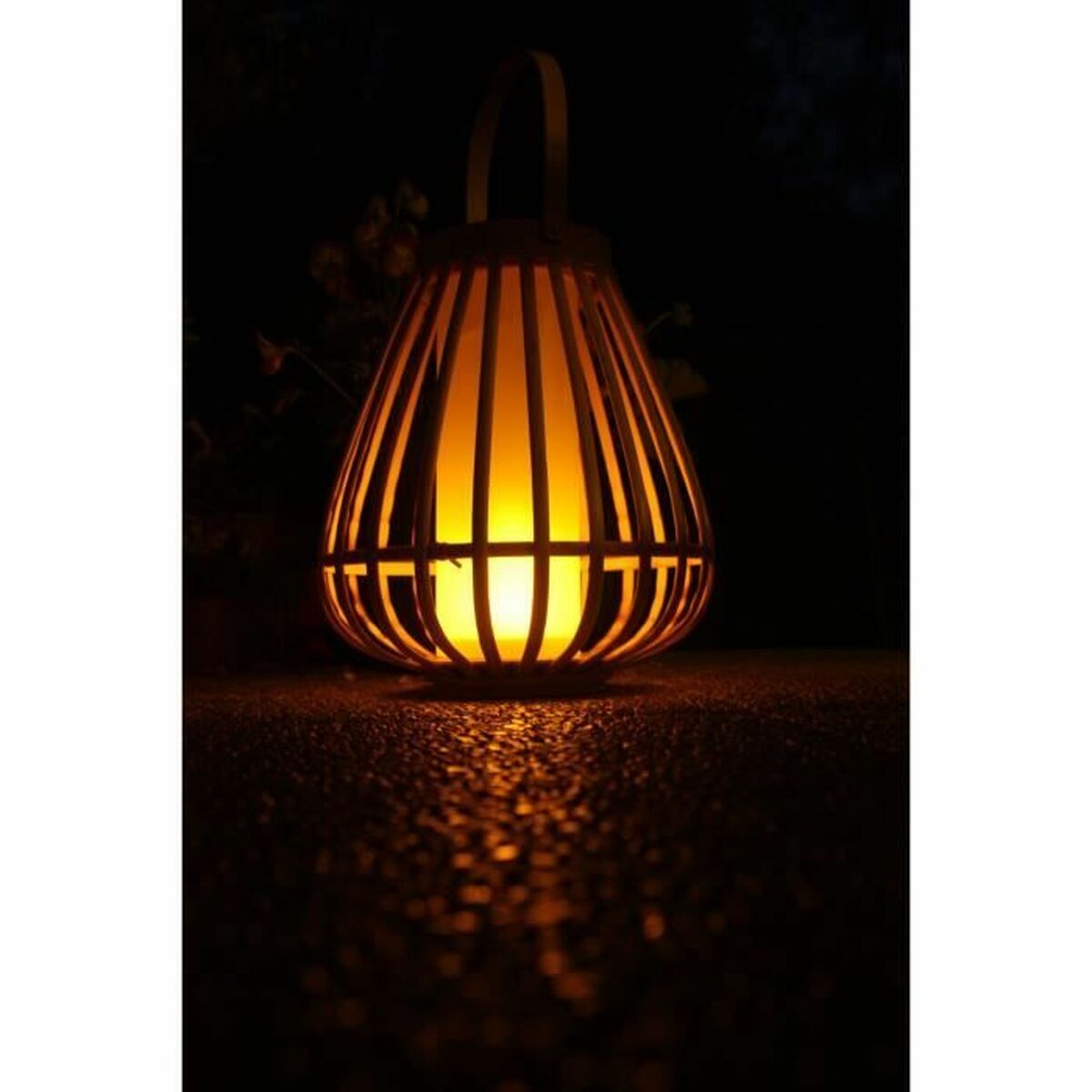 Solar lamp Beige Flame effect-3