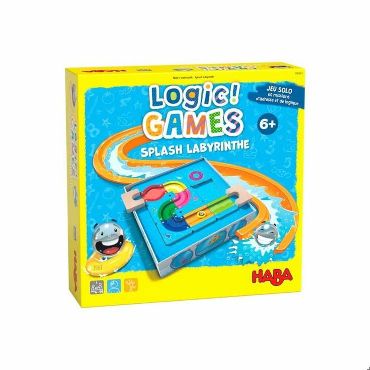 Board game HABA Logic Games - Splash Labyrinth-0