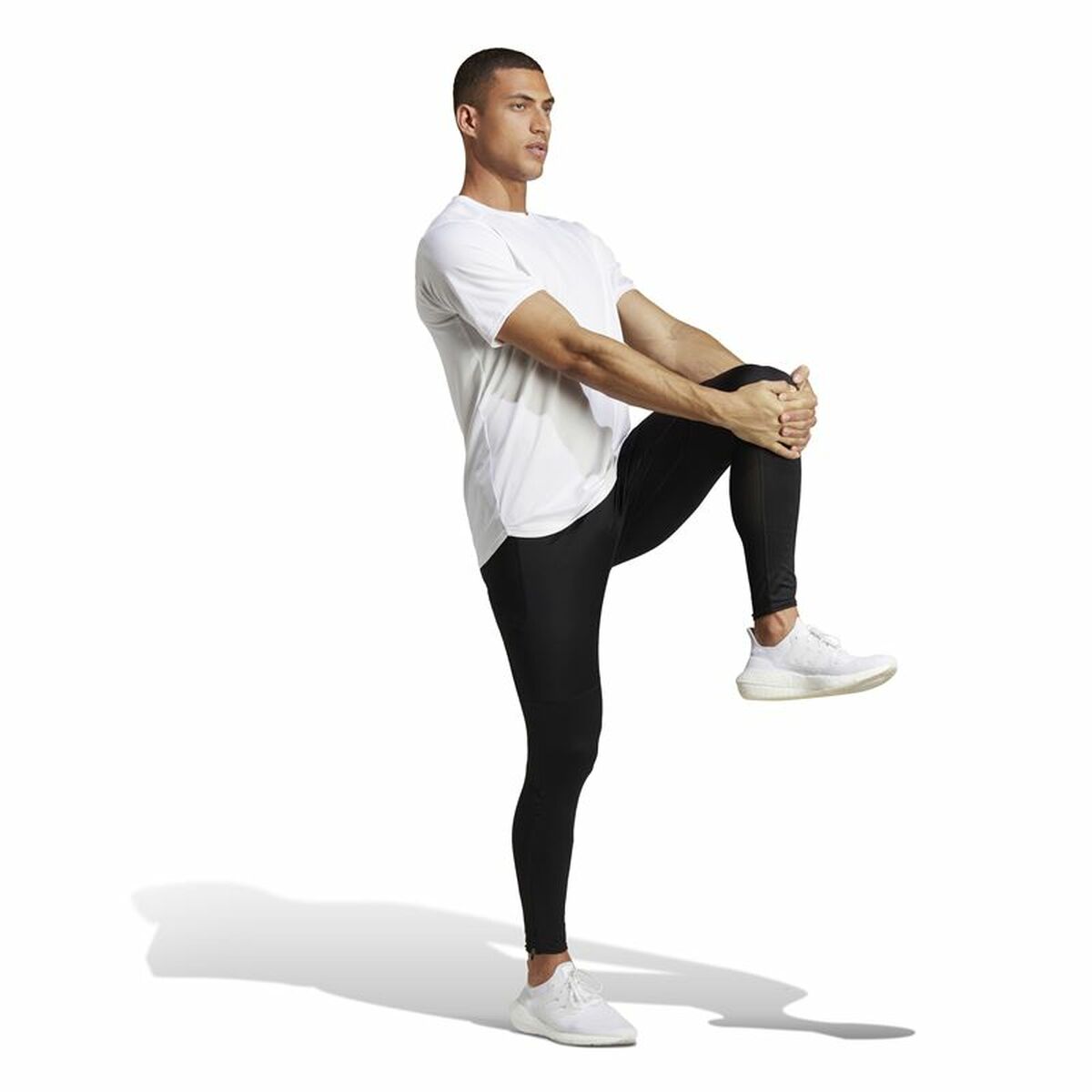 Sports Leggings for Men Adidas Saturday Black-4