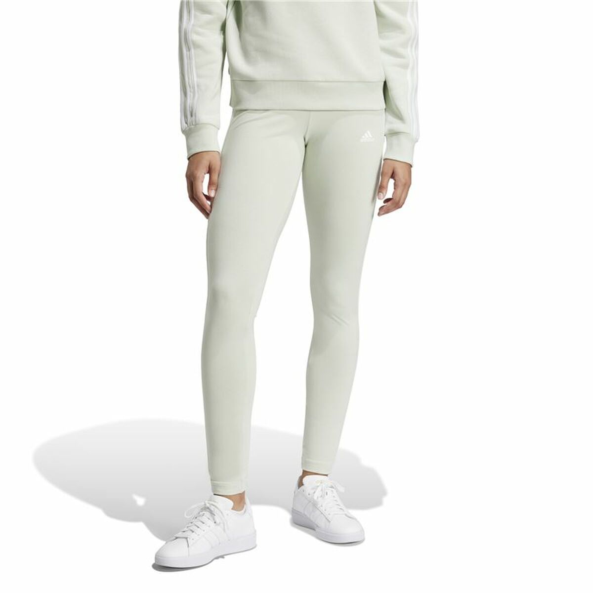 Sport leggings for Women Adidas Essentials 3-Stripes Green-6