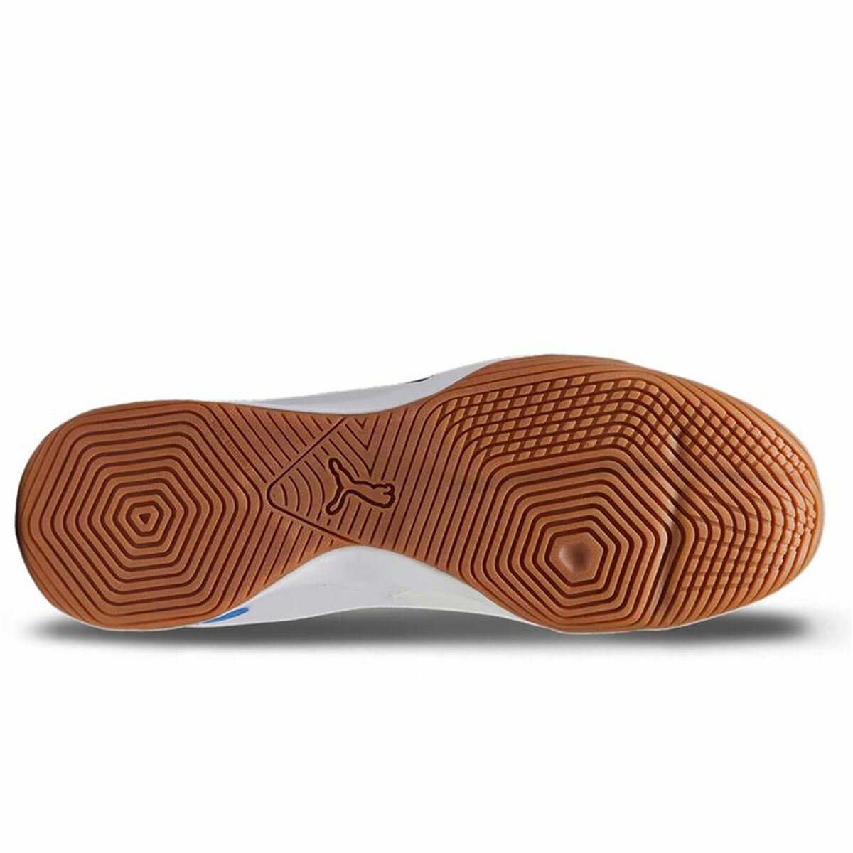 Adult's Indoor Football Shoes Puma Pressing Iv White Blue-9