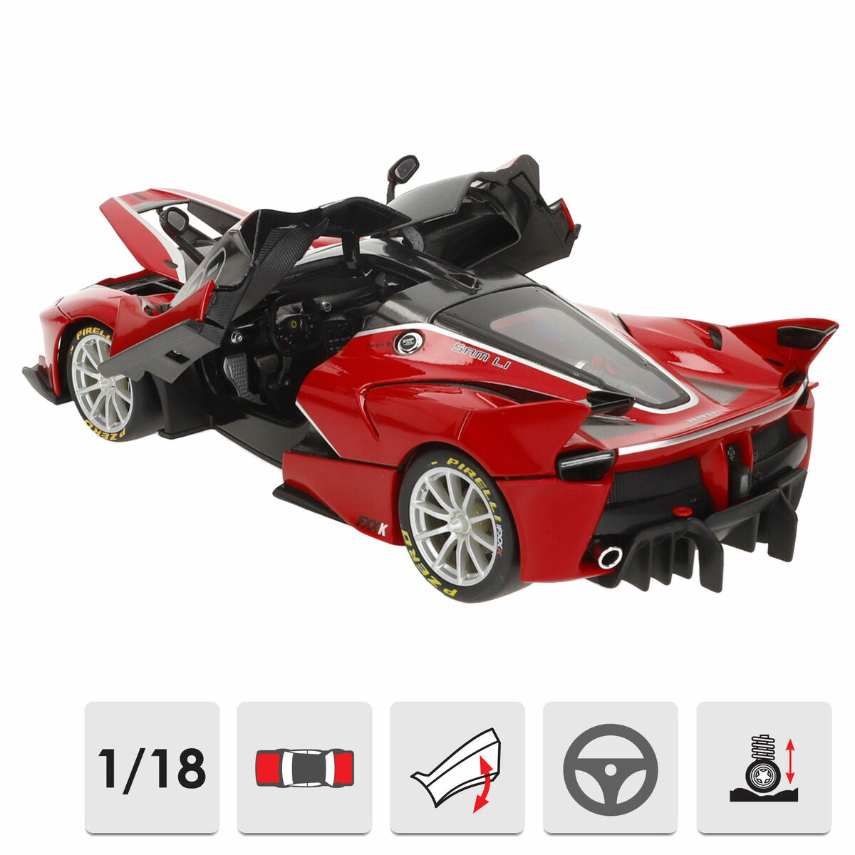 Car Bburago Ferrari FXX K #88 1:18-5