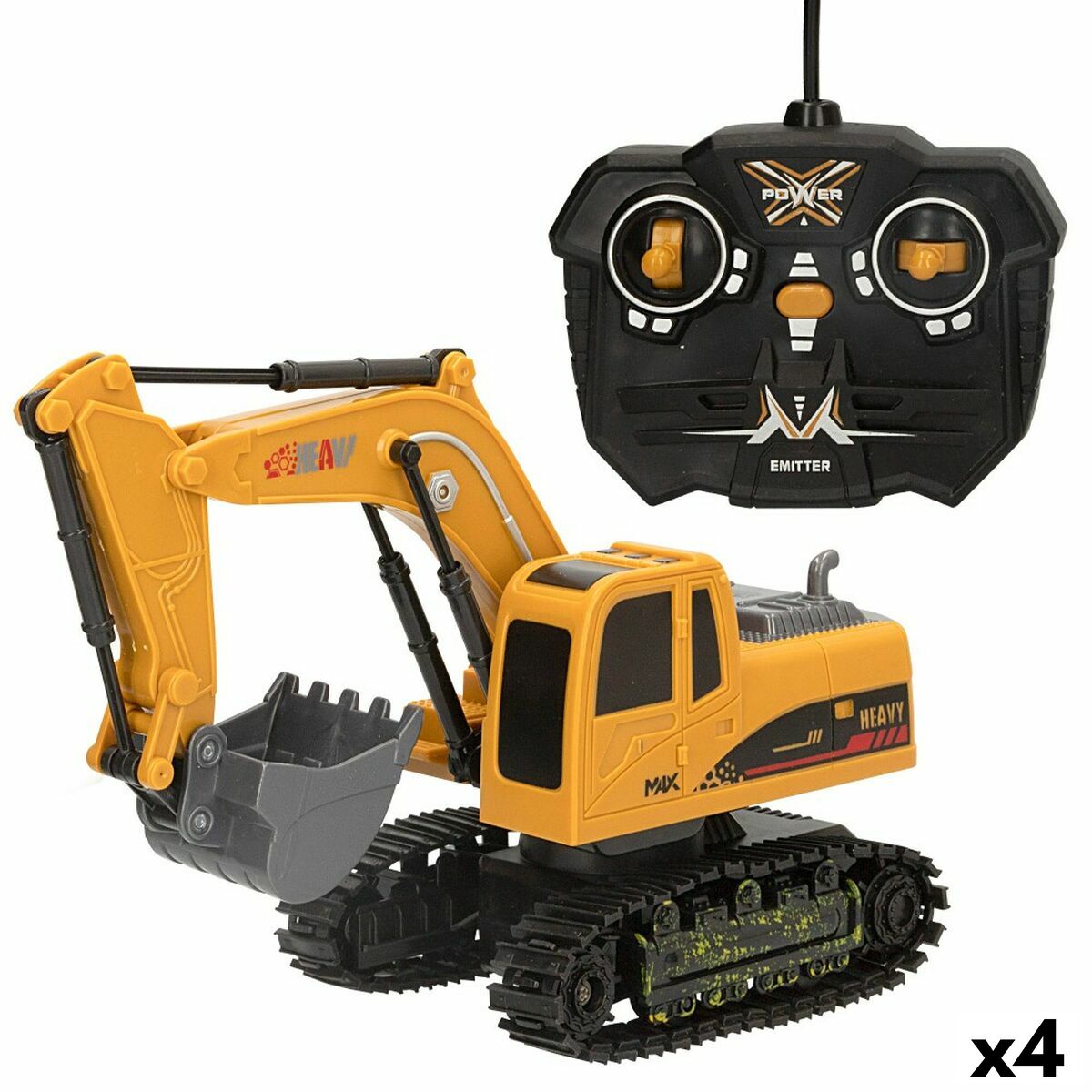Radio-controlled Digger Speed & Go 1:24 4 Units-0