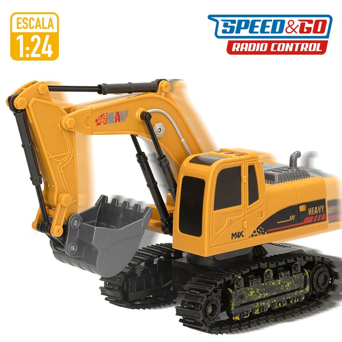 Radio-controlled Digger Speed & Go 1:24 4 Units-5
