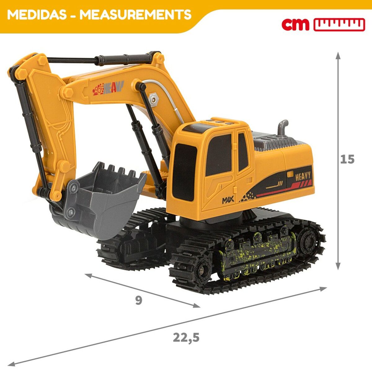 Radio-controlled Digger Speed & Go 1:24 4 Units-2
