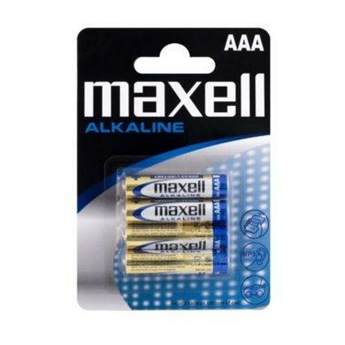 Alkaline Batteries Maxell 723671 AAA LR03 1,5 V (12 Units)-1