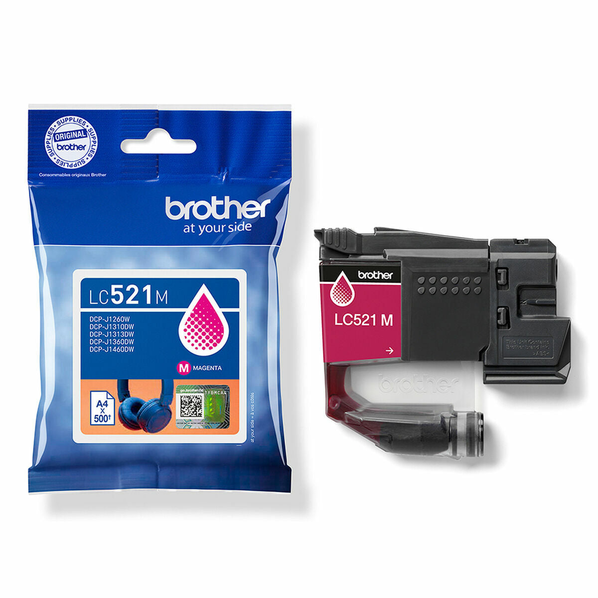 Original Ink Cartridge Brother LC521M Magenta-13