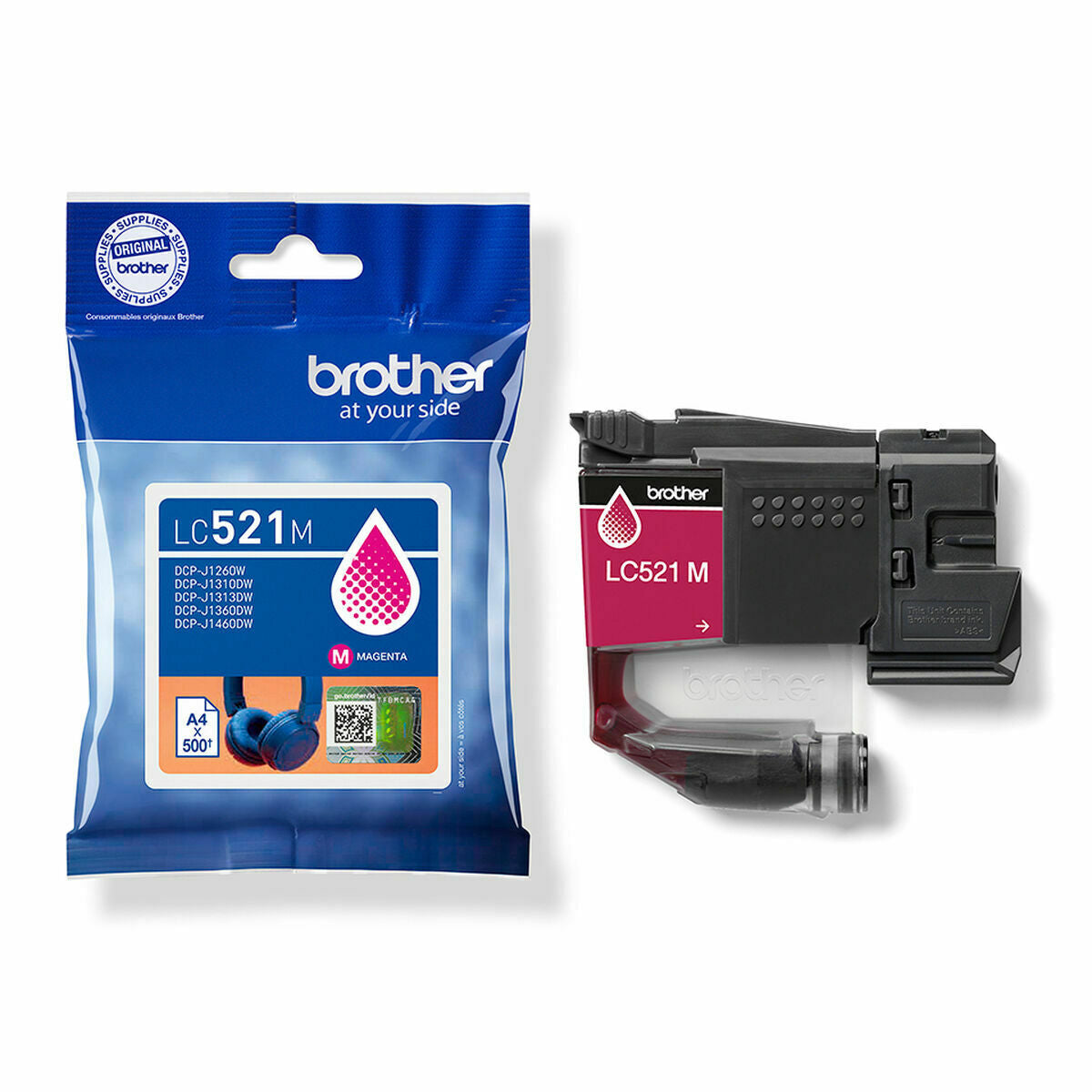 Original Ink Cartridge Brother LC521M Magenta-12