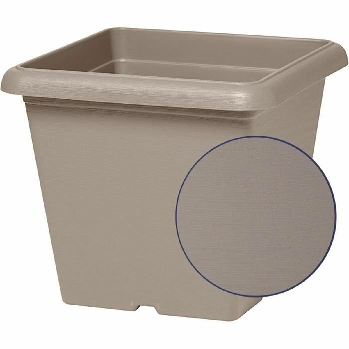 Plant pot Garden ID Taupe Squared 40 x 35 cm-2