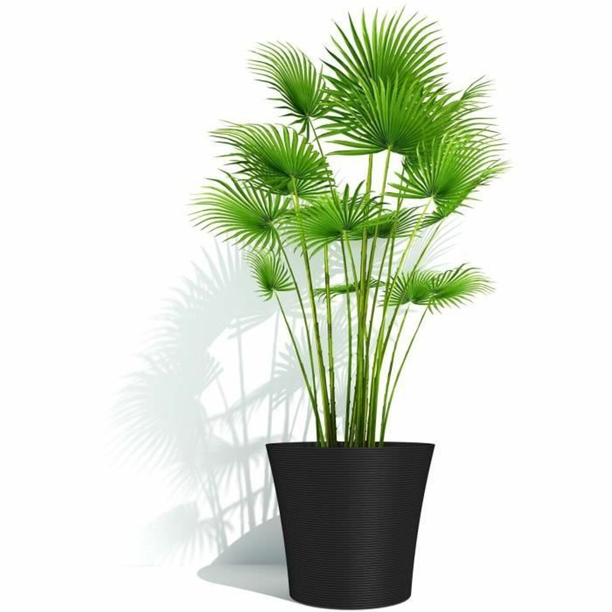 Plant pot Garden ID Black 40 x 34 cm-3