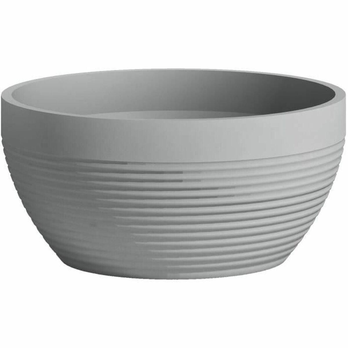 Plant pot Garden ID Grey 25 x 12 cm-0