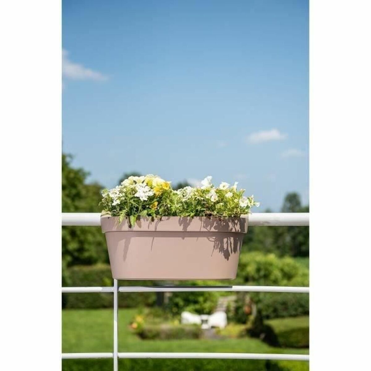Self-watering planter Garden ID Taupe-2
