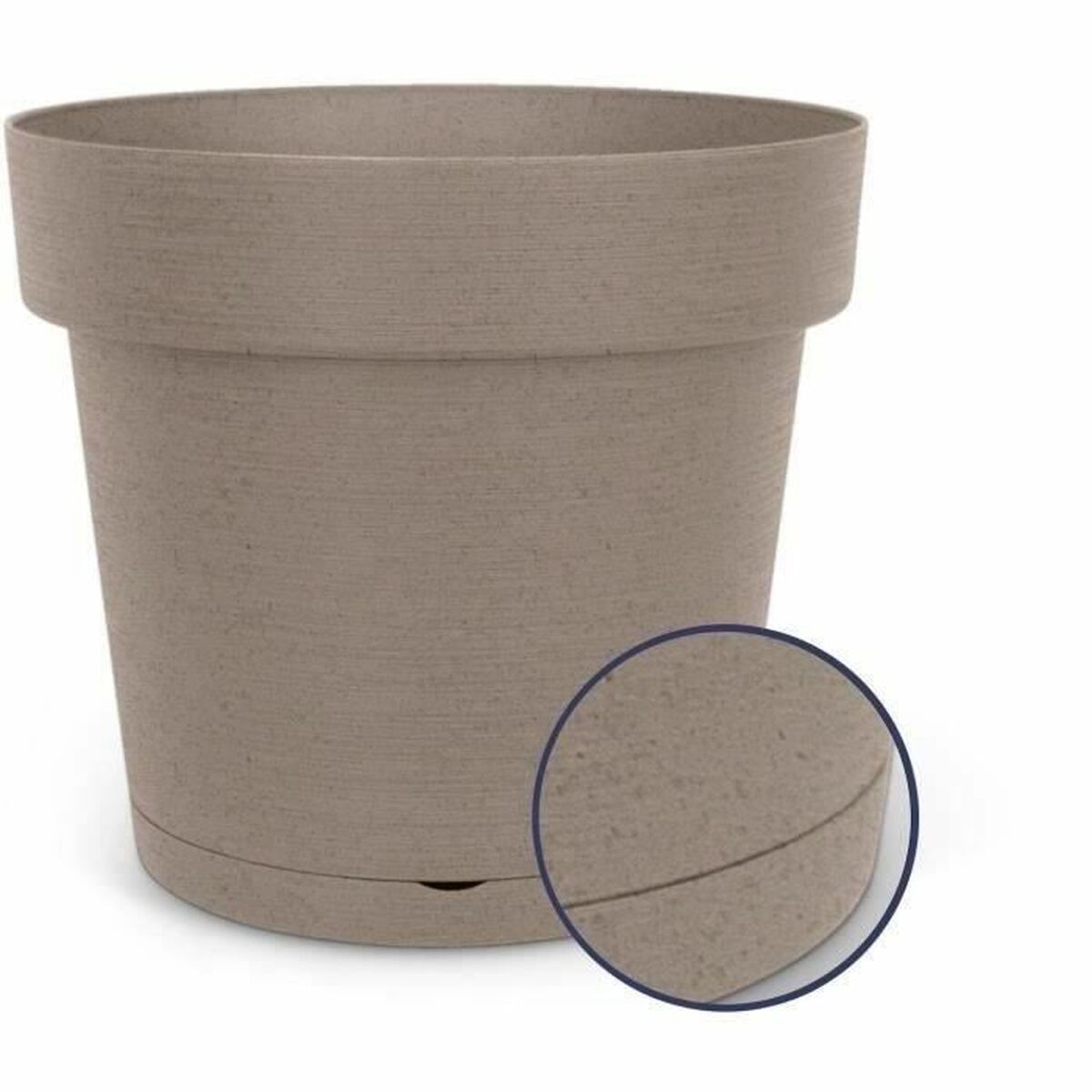 Self-watering flowerpot Garden ID Taupe-2