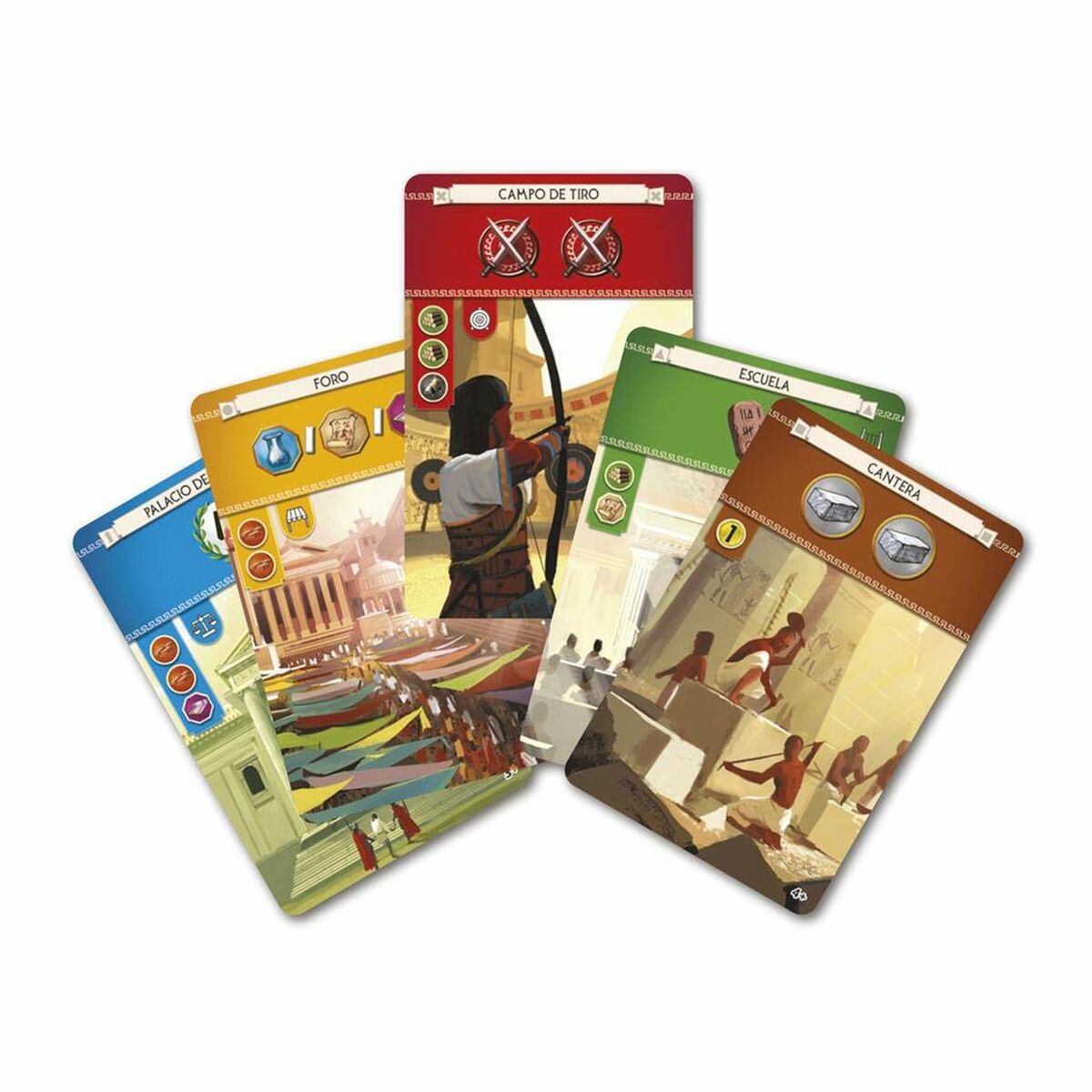 Board game 7 WONDERS Spanish-2