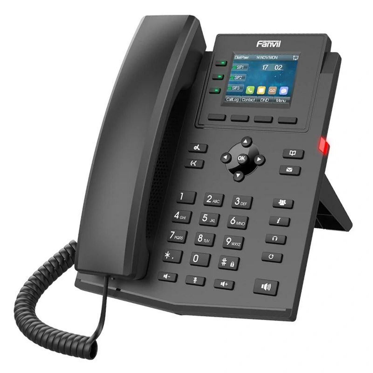 Landline Telephone Fanvil X303-2 Black-2