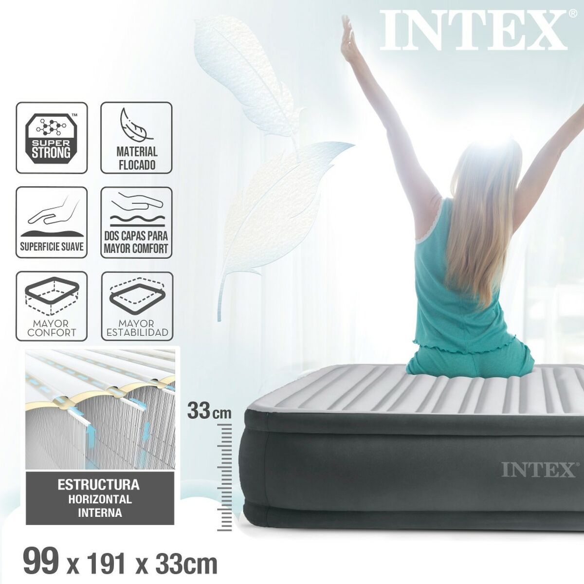 Inflatable Mattress Intex-3