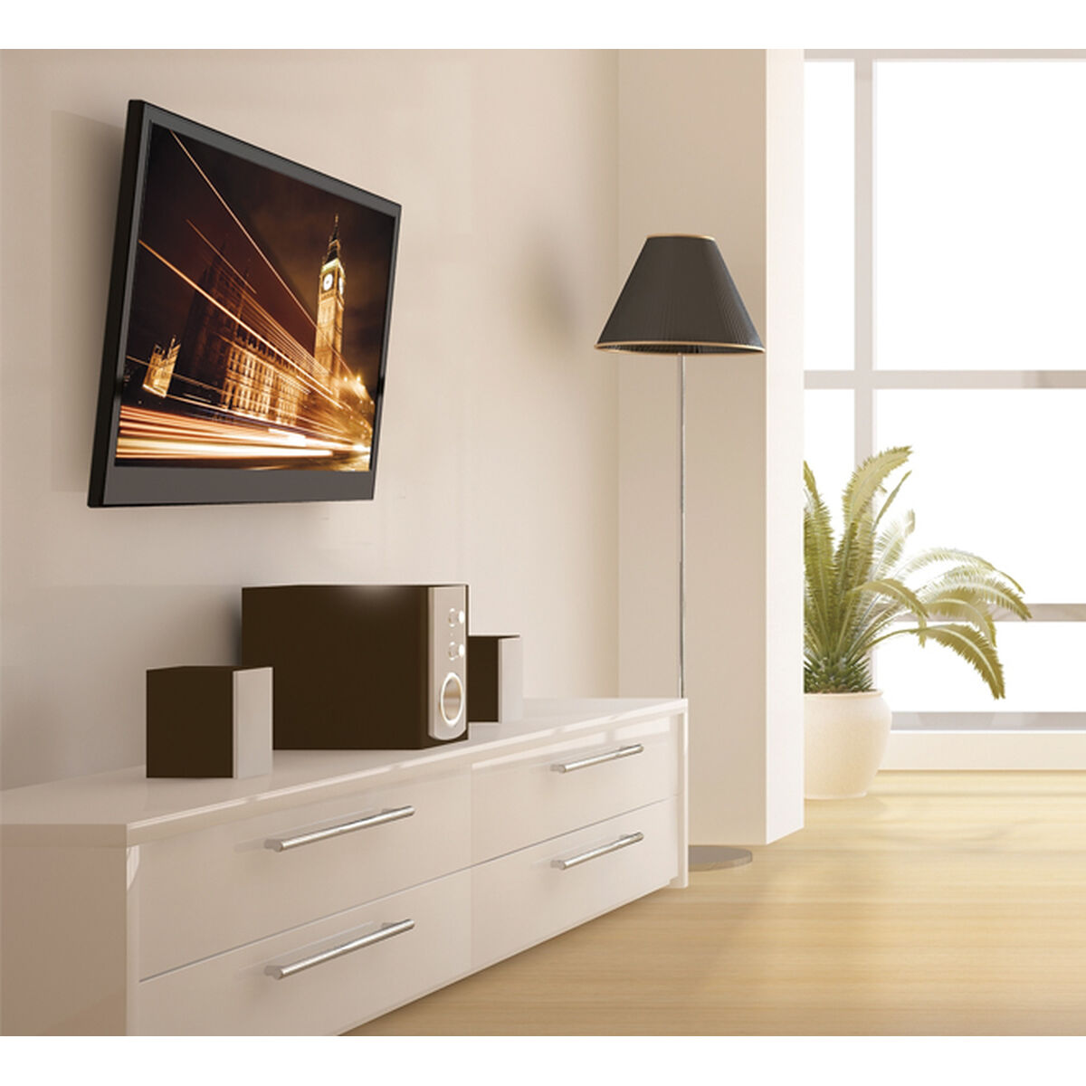 TV Mount B-Tech BT7523/B 25 kg 47"-2