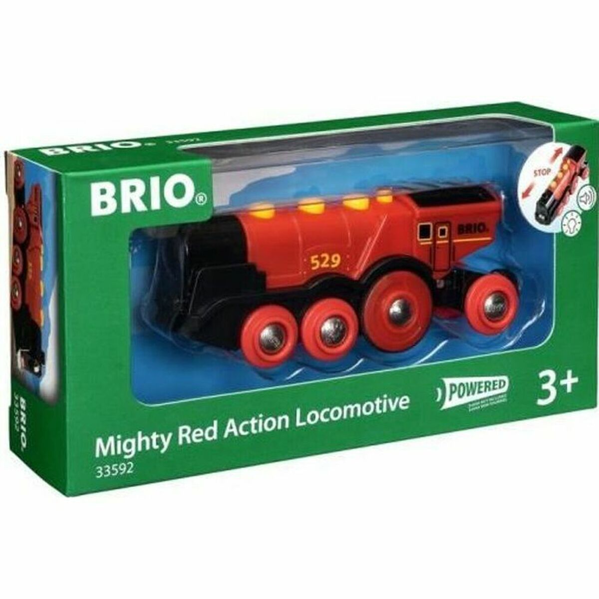 Train Brio Powerful Red Stack Locomotive-0
