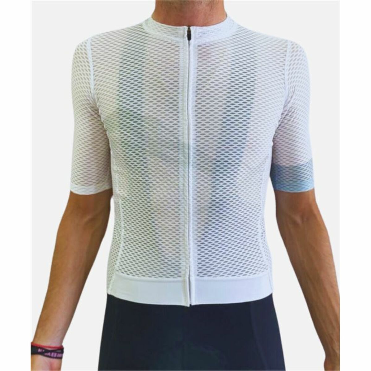 Cycling jersey Hemon Light Climb White-4