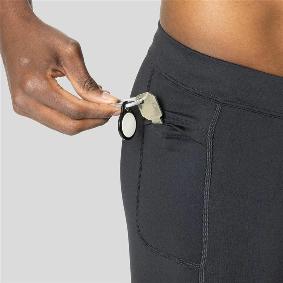 Sports Leggings for Men Odlo Essential Black-2