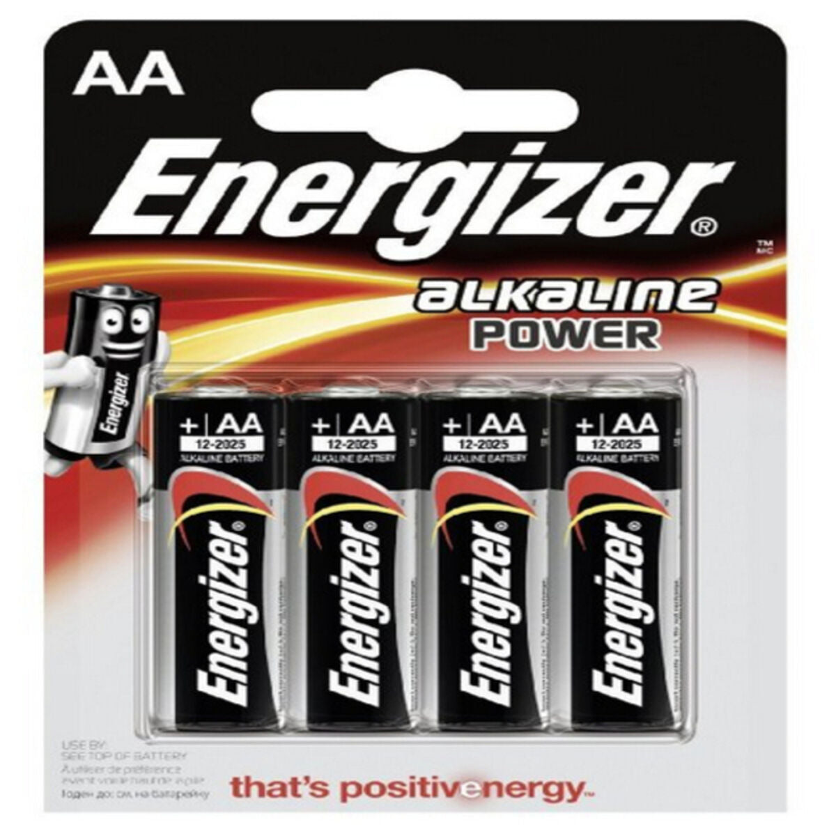 Alkaline Batteries Energizer 90080 AA LR6 1,5 V 1.5 V (4 Units)-0