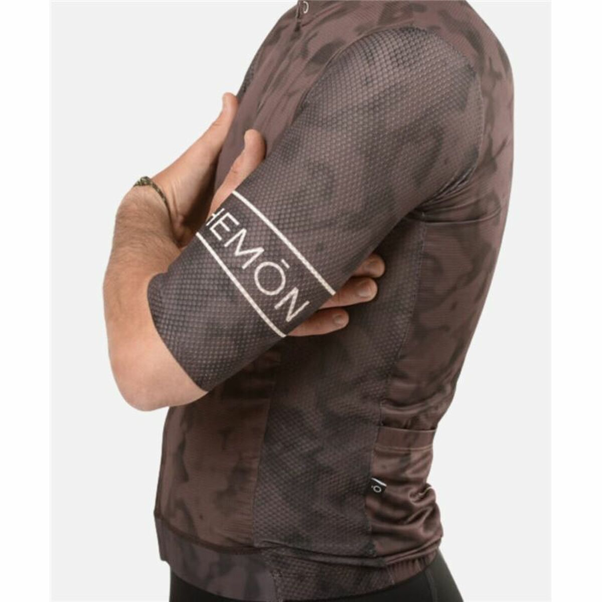 Cycling jersey Hemon Prestiggio Brown-2