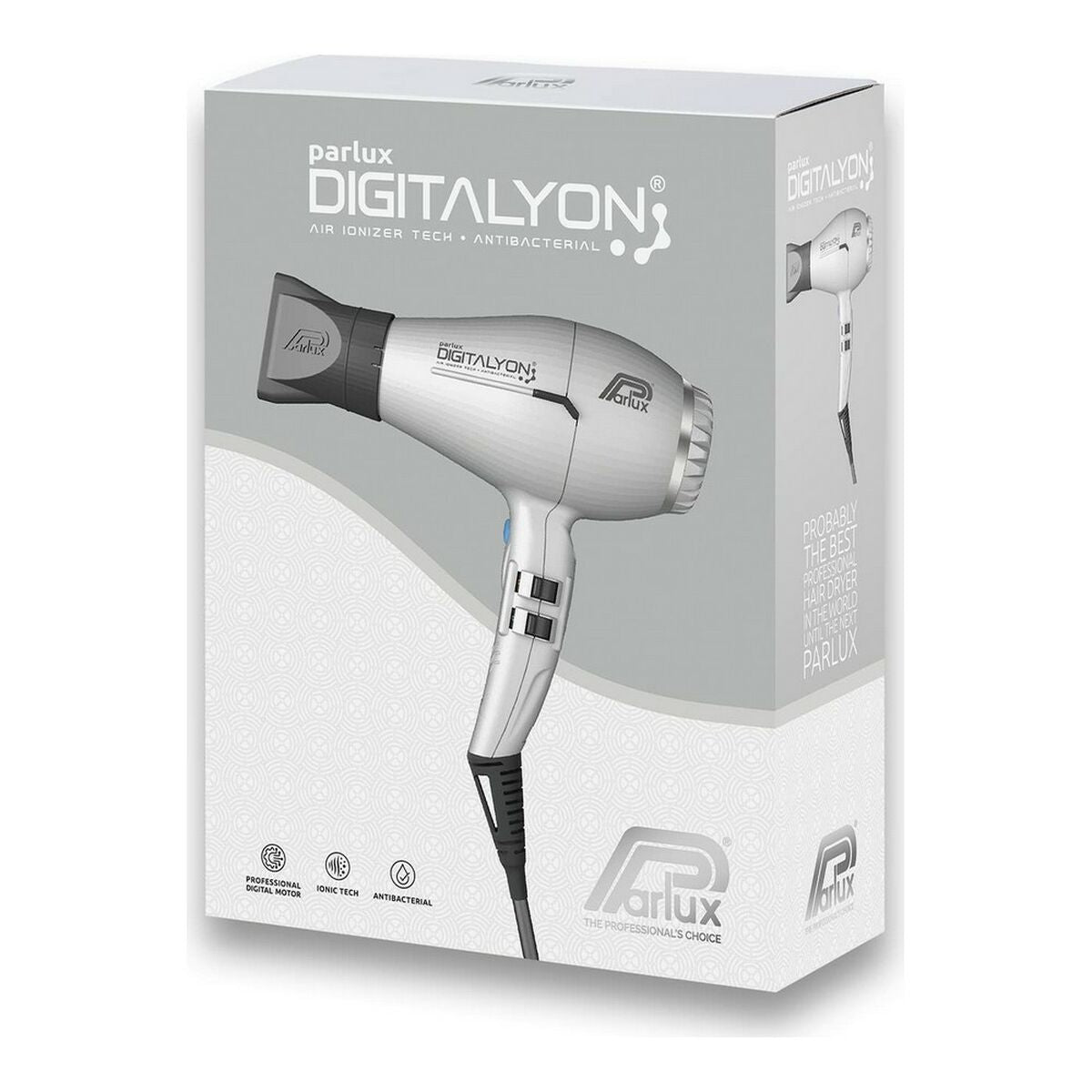 Hairdryer Parlux Digitalyon Silver 2400 W Ionic-1