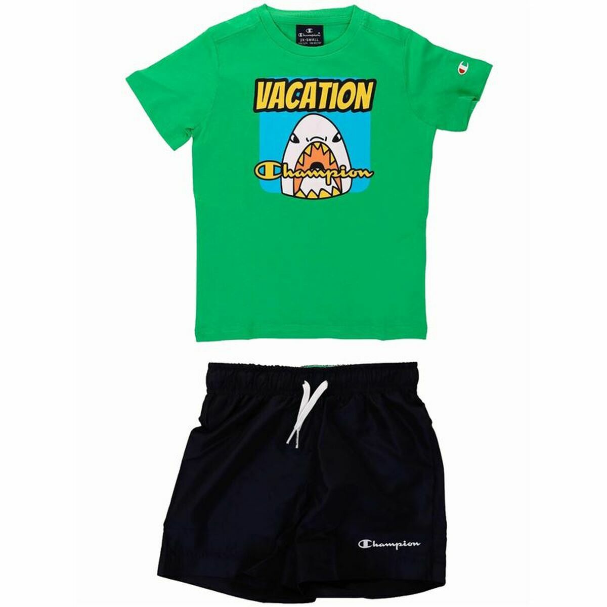 Children's Sports Outfit Champion Green 2 Pieces-0