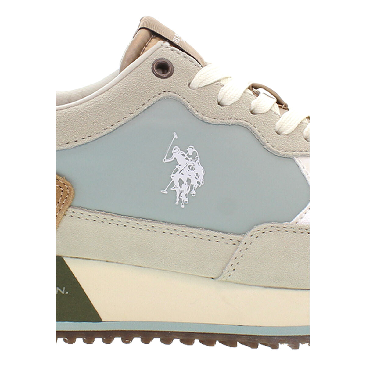 Sports Trainers for Women U.S. Polo Assn. SACHA002 LBE TAN01 Blue-2