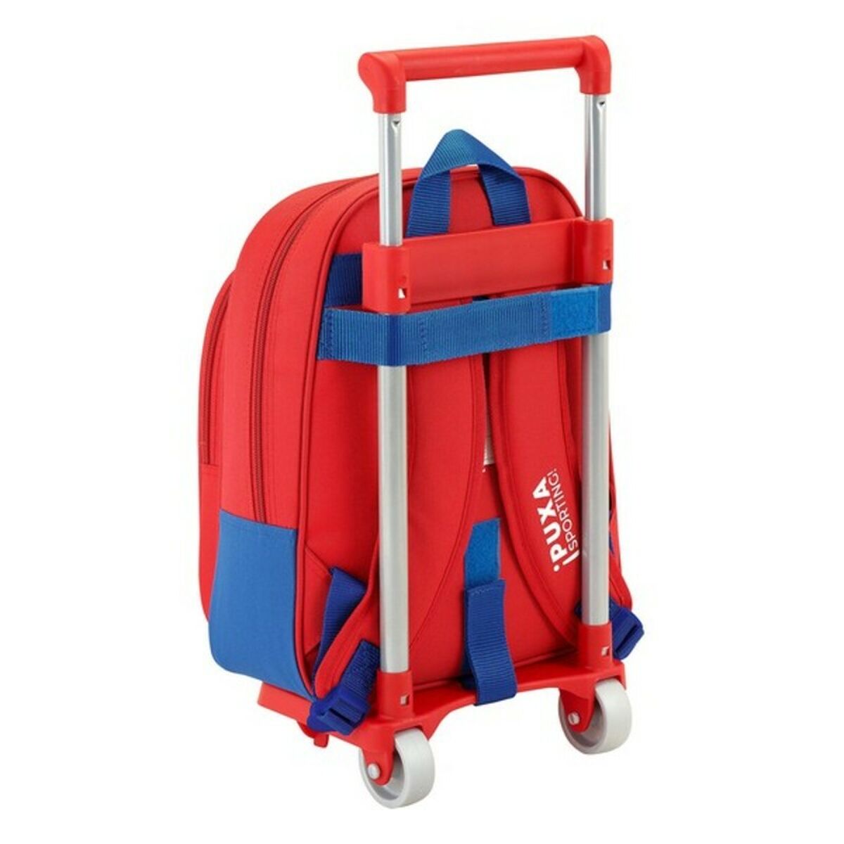 School Rucksack with Wheels 705 Real Sporting de Gijón (27 x 10 x 67 cm)-1