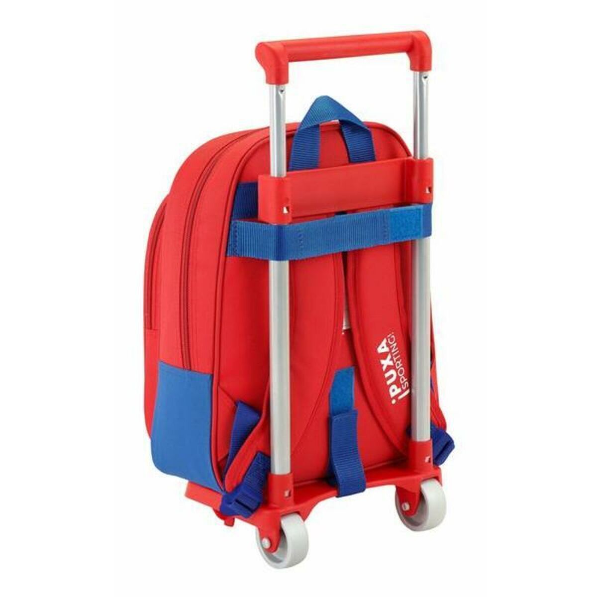School Rucksack with Wheels 705 Real Sporting de Gijón (27 x 10 x 67 cm)-2