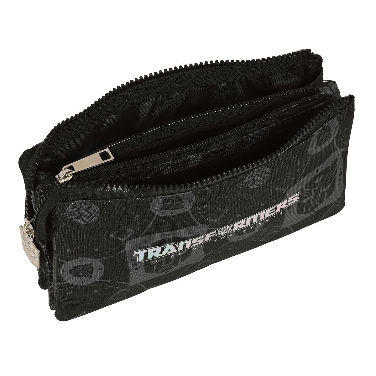 Triple Carry-all Transformers Black 22 x 12 x 3 cm-2