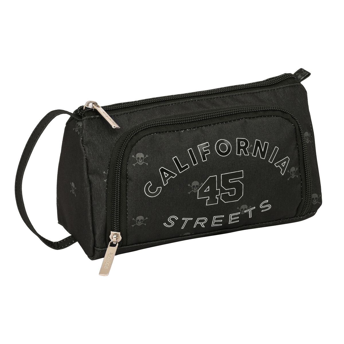 School Case with Accessories Safta California Black 20 x 11 x 8.5 cm (32 Pieces)-1