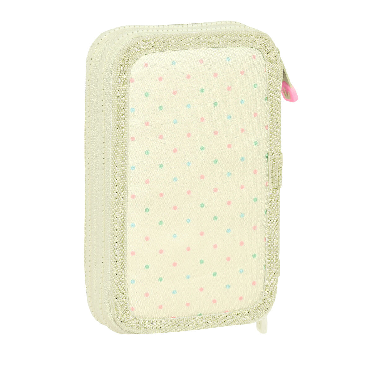 School Case with Accessories Glow Lab Magic flow Beige 12.5 x 19.5 x 4 cm (28 Pieces)-2