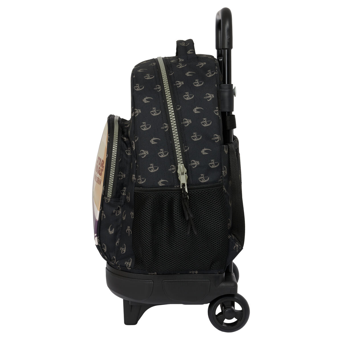 School Rucksack with Wheels The Mandalorian This is the way Black 33 X 45 X 22 cm-2